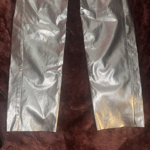 Express silver leather pants - Picture 3 of 9